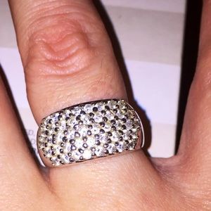 New Sterling White Topaz Women's Ring